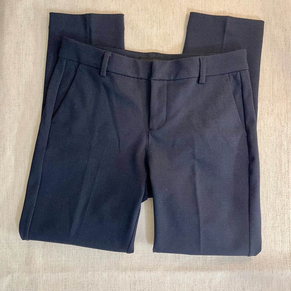 Liverpool Dark Blue Tapered Leg Trousers